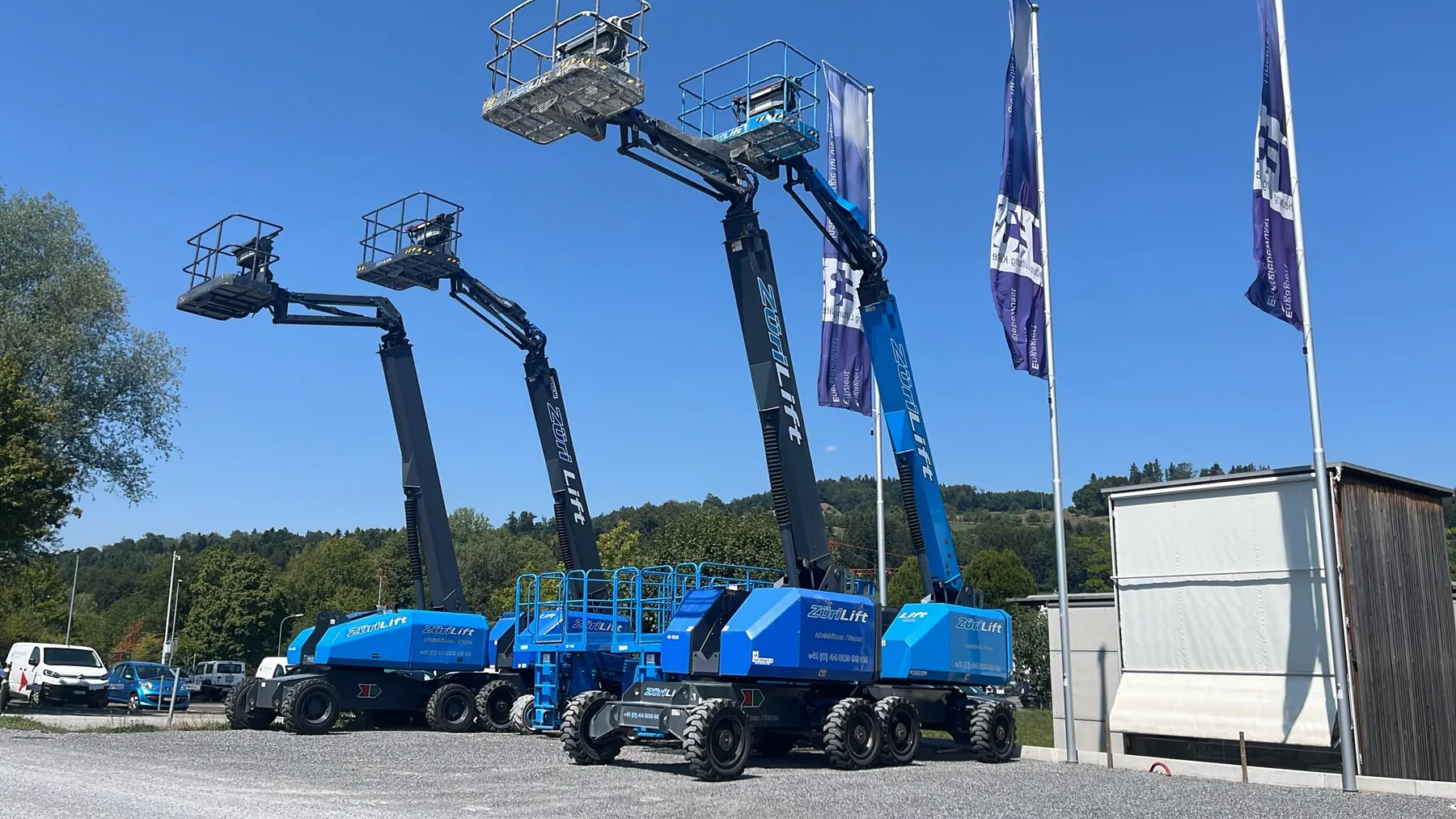 ZüriLift Arbeitsbühnen und Mietgeräte im Fuhrpark