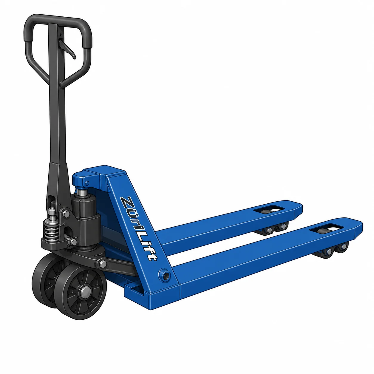 ZüriLift Handhubwagen 1.2m 2.5t – technische Illustration