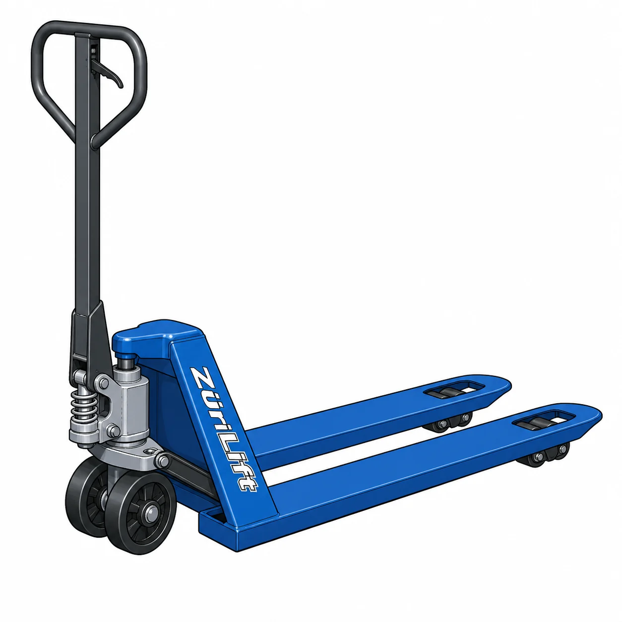 ZüriLift Handhubwagen 1.2m 2t – technische Illustration