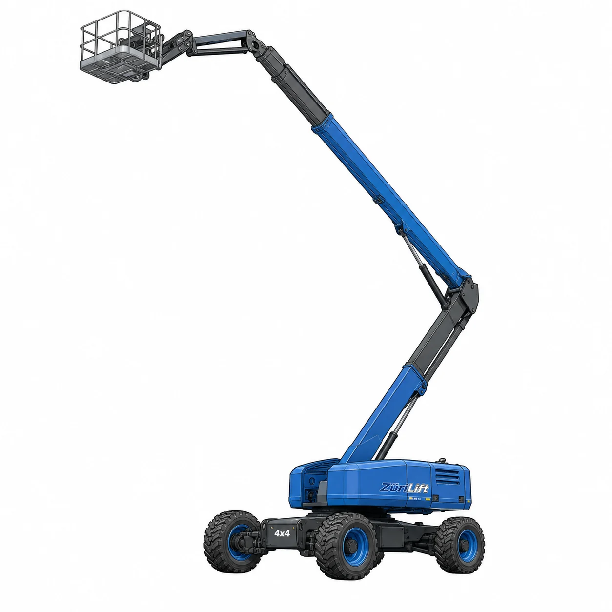 ZüriLift JLG 1500 AJP 48.15m – technische Illustration