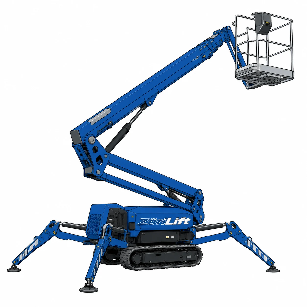 ZüriLift JLG X20J Plus 20.05m – technische Illustration