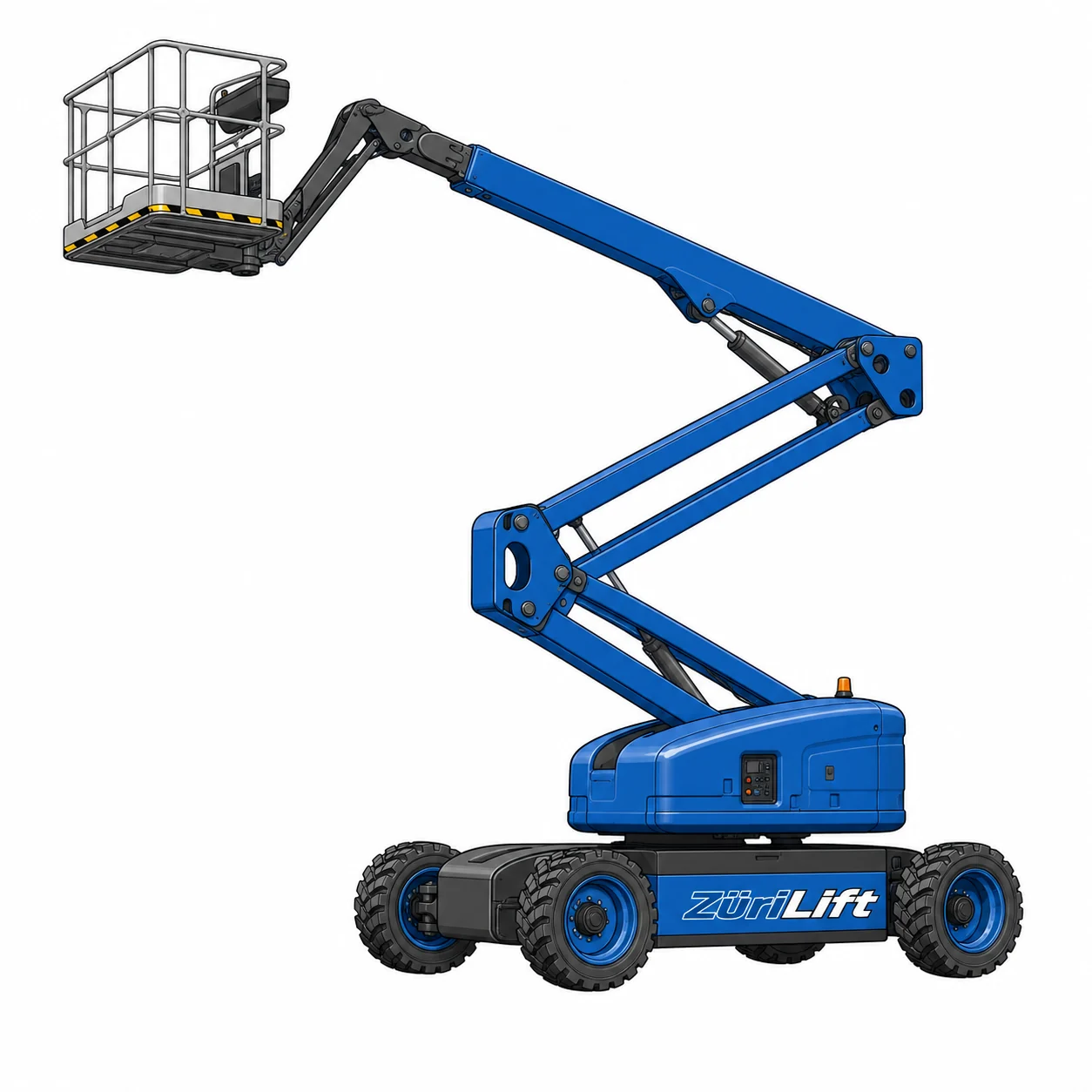 ZüriLift Nifty HR21E 2×4 20.8m – technische Illustration